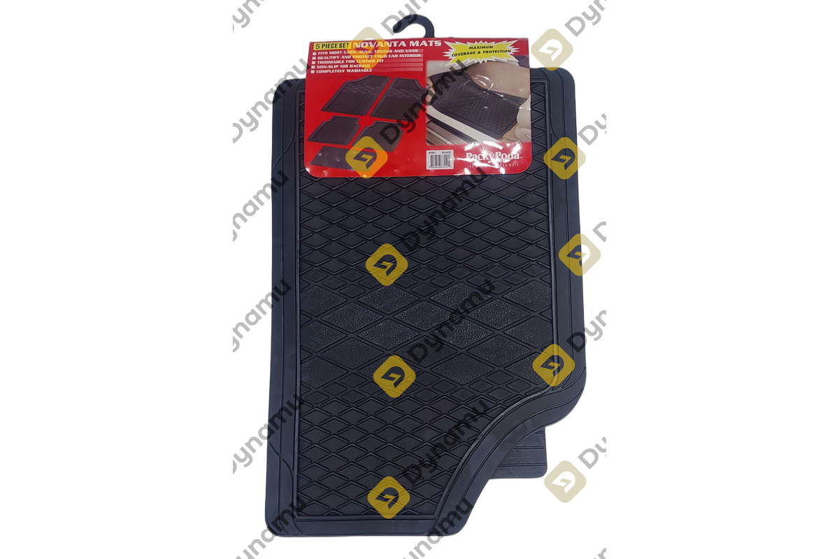 Universal Car Floor Mats - 5 Pack